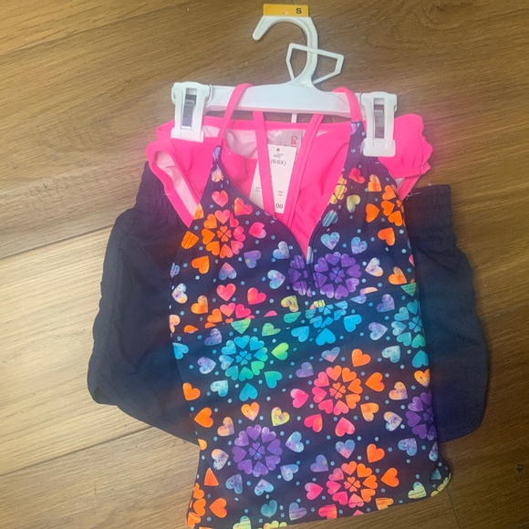 Cat & Jack Other - NWT Tankini and Matching Short Set Size 6/6X